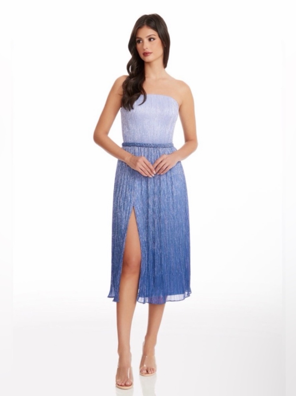 Dress The Population The Haldis Dress Sky Multi NWT Size Medium